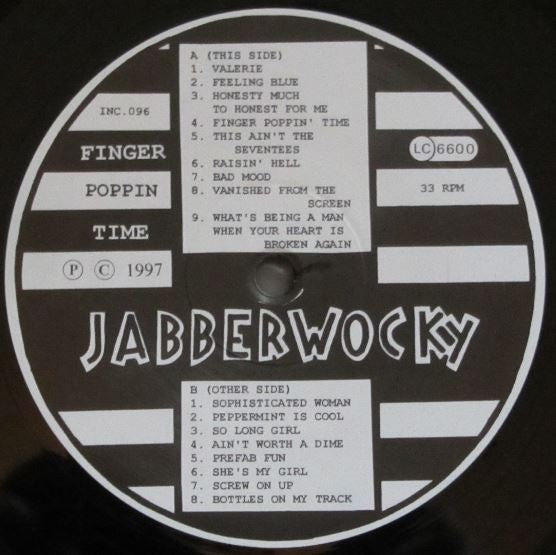 Jabberwocky : Finger Poppin' Time (LP, Album)