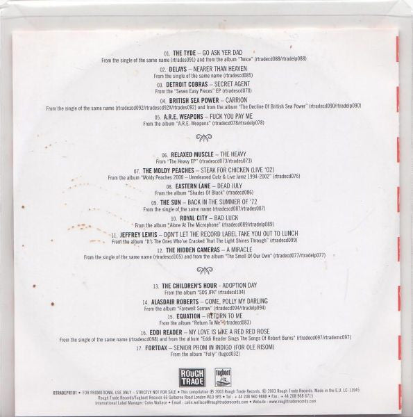 Various : Don't Let The Record Label Take You Out To Lunch (CD, Comp, Promo)