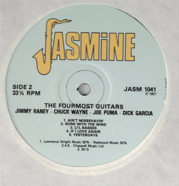 Jimmy Raney, Chuck Wayne, Joe Puma, Dick Garcia : The Fourmost Guitars (LP, Mono, RE)