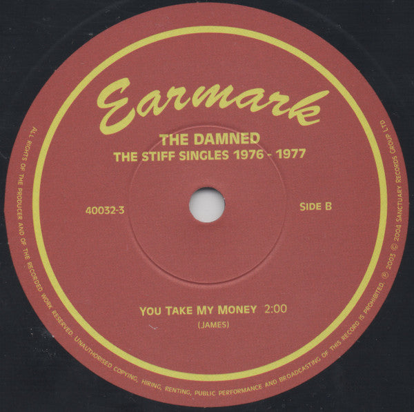 The Damned : Problem Child (7", Single, RE)