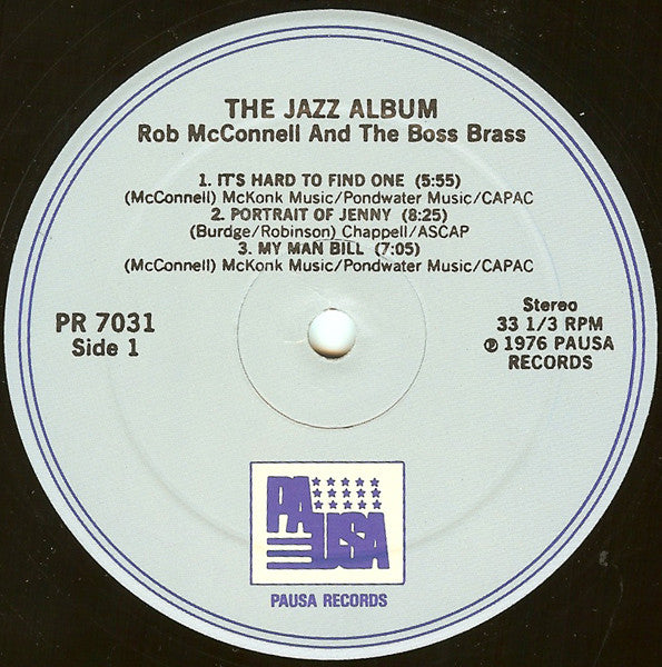 Rob McConnell & The Boss Brass : The Jazz Album (LP, Album)
