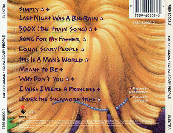 Sara Hickman : Equal Scary People (CD, Album)