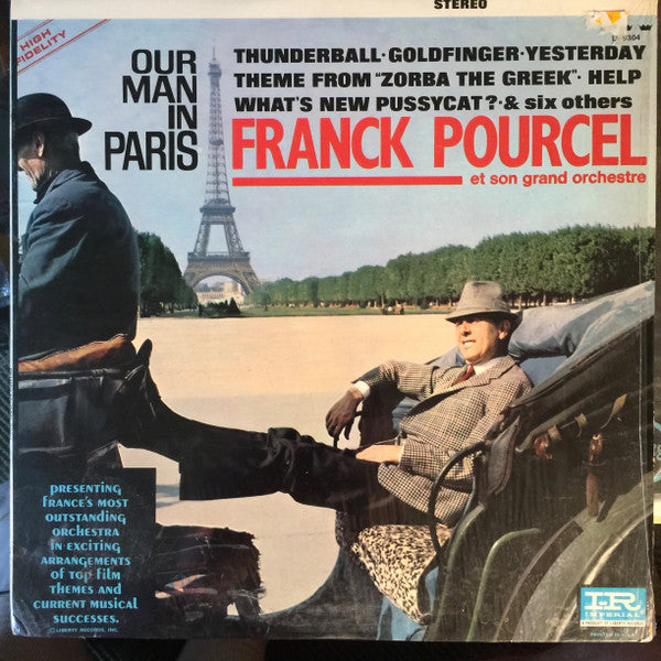 Franck Pourcel Et Son Grand Orchestre : Our Man In Paris (LP, Album)