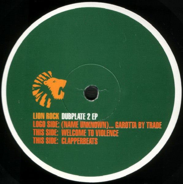 Lion Rock* : Dubplate 2 EP (12", EP, Promo)