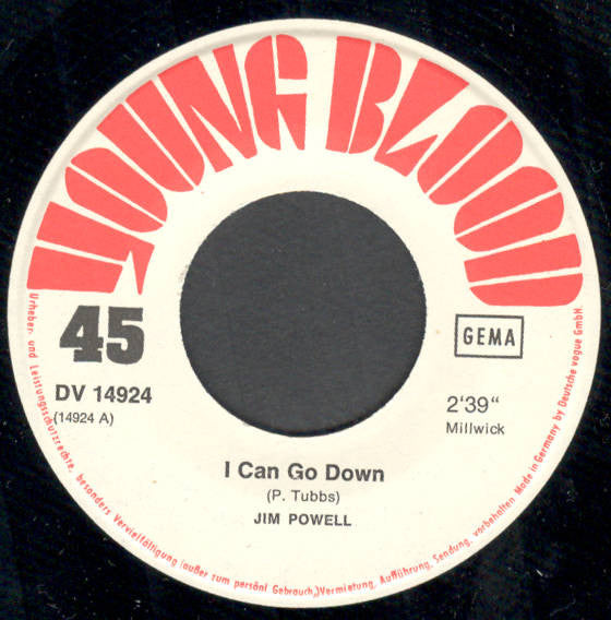Jimmy Powell (2) : I Can Go Down / Captain Man (7", Single)