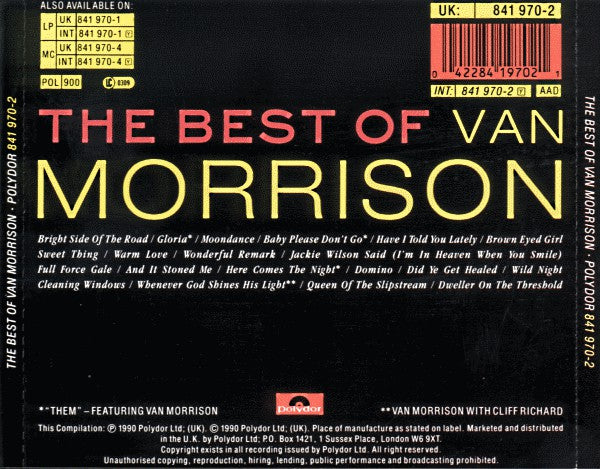 Van Morrison : The Best Of Van Morrison (CD, Comp, RP)
