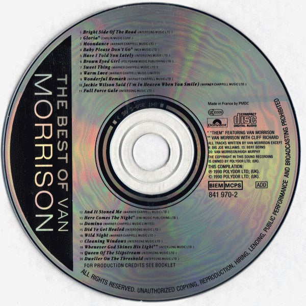 Van Morrison : The Best Of Van Morrison (CD, Comp, RP)