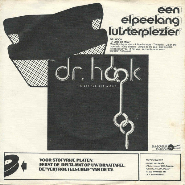 Dr. Hook : A Little Bit More (7", Single)