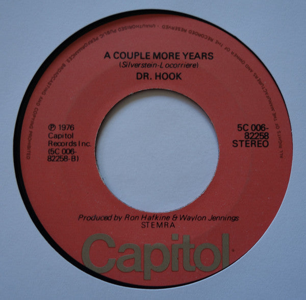 Dr. Hook : A Little Bit More (7", Single)