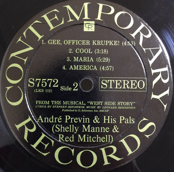 André Previn And His Pals* : West Side Story (LP, Album)