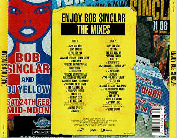 Bob Sinclar : Enjoy (The Mixes) (2xCD, Comp, Mixed)