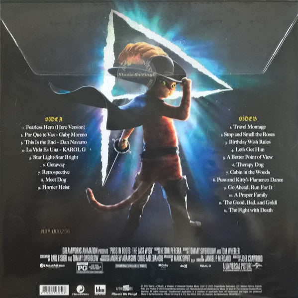 Heitor Pereira : Puss In Boots: The Last Wish (Original Motion Picture Soundtrack) (LP, Album, Ltd, Num, 180)