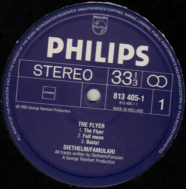 Thomas Diethelm / Santino Famulari : The Flyer (LP, Album)