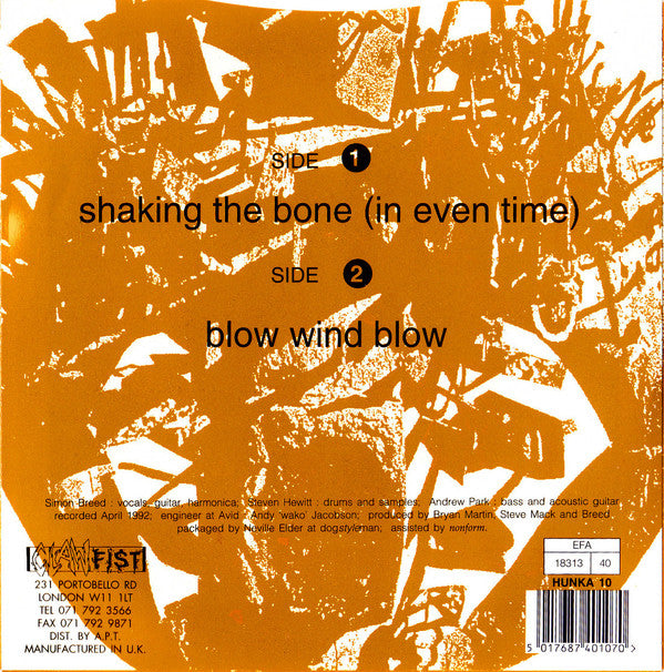 Breed (2) : Shaking The Bone (In Even Time) (7")