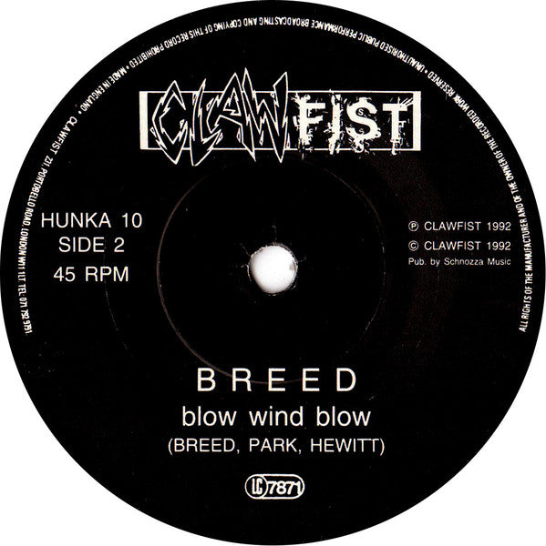 Breed (2) : Shaking The Bone (In Even Time) (7")