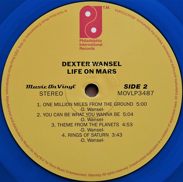 Dexter Wansel : Life On Mars (LP, Album, Ltd, Num, RE, Tra)