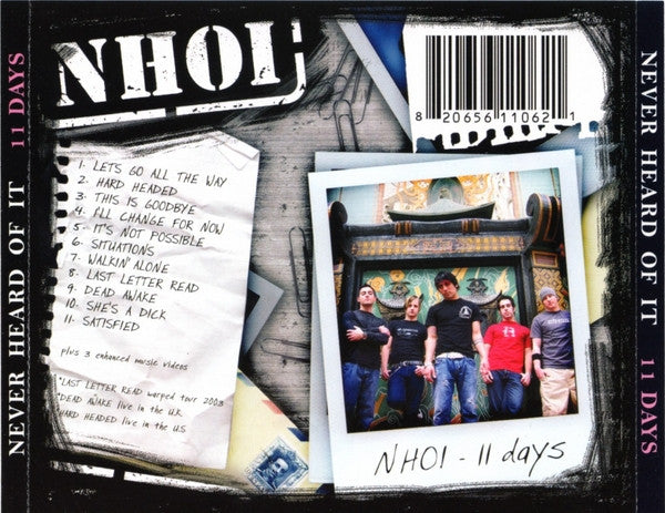 Never Heard Of It : 11 Days (CD, Album, Enh)