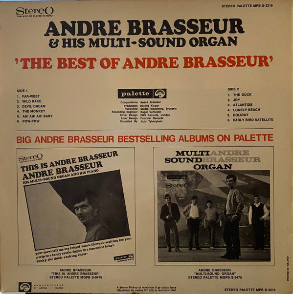 André Brasseur : The  Best Of André Brasseur (LP, Comp)