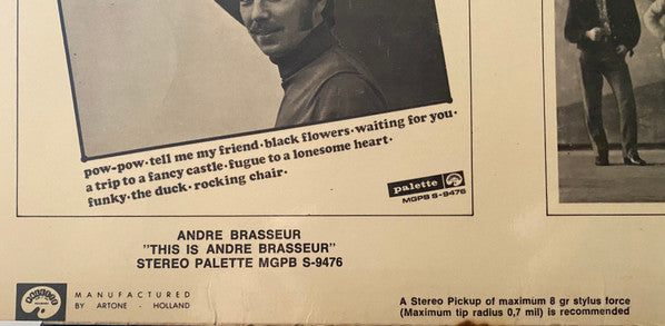 André Brasseur : The  Best Of André Brasseur (LP, Comp)