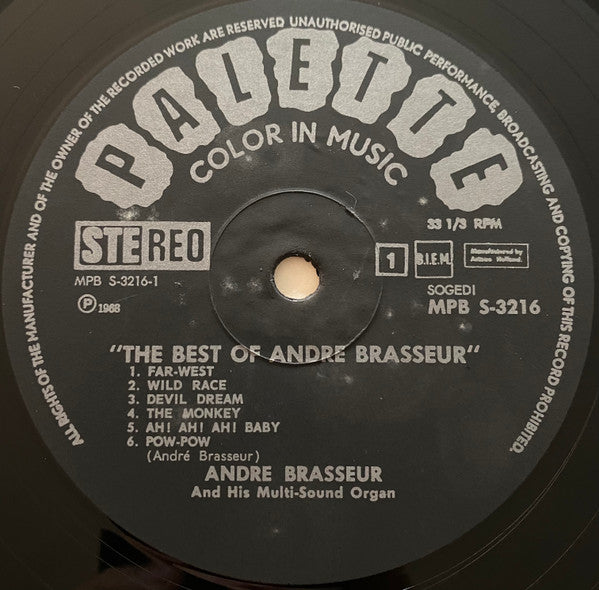 André Brasseur : The  Best Of André Brasseur (LP, Comp)