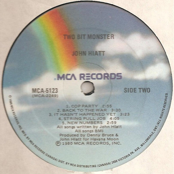 John Hiatt : Two Bit Monsters (LP, Album)