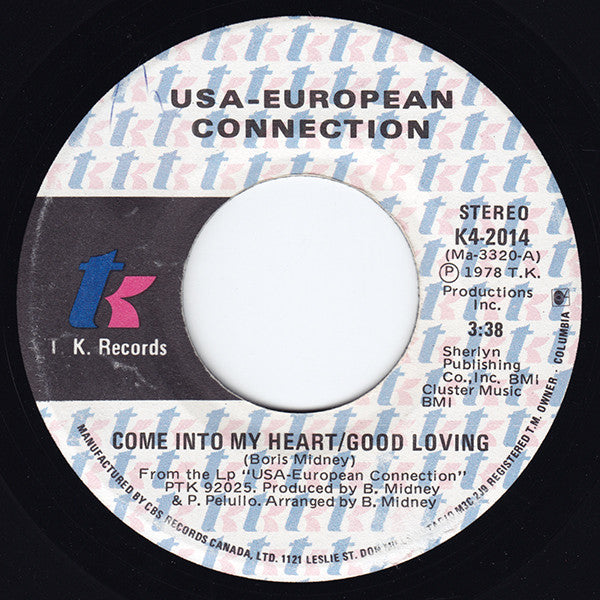 USA-European Connection : Come Into My Heart/Good Loving (7", Single)