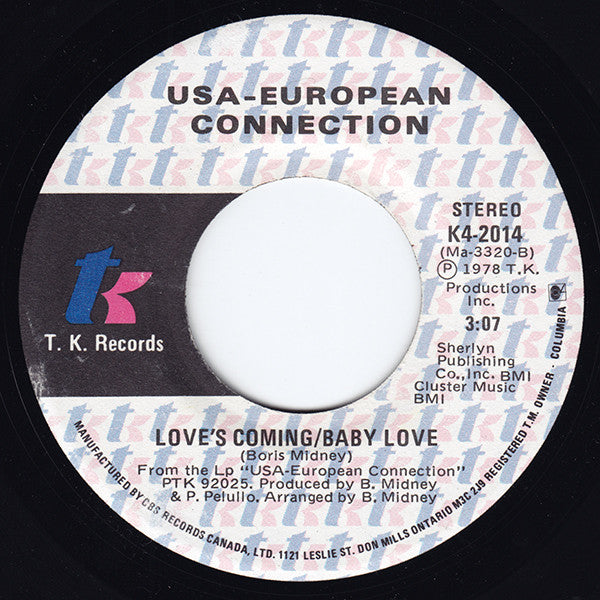 USA-European Connection : Come Into My Heart/Good Loving (7", Single)