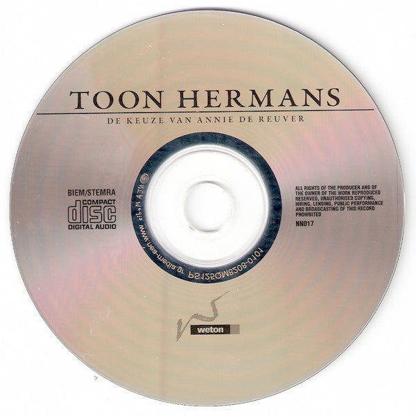 Toon Hermans : De Keuze Van Annie de Reuver - Deel 2 (CD, Comp)