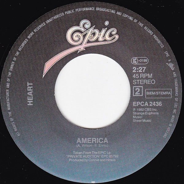 Heart : This Man Is Mine (7", Single)