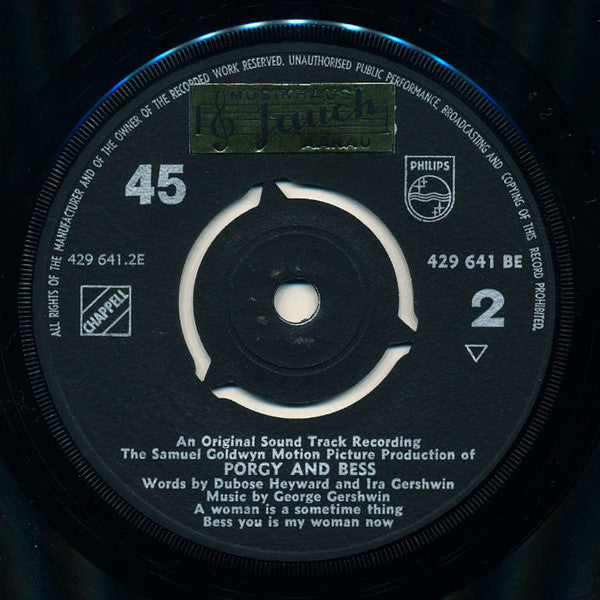 Samuel Goldwyn : Porgy And Bess (7", EP, Mono)