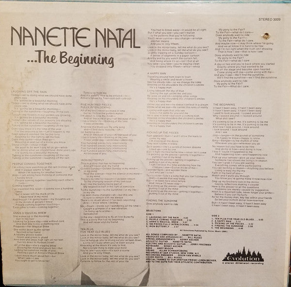 Nanette Natal : ...The Beginning (LP, Album)