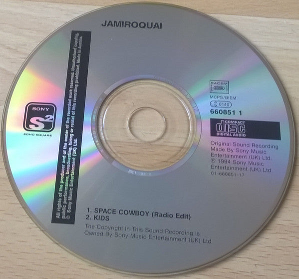 Jamiroquai : Space Cowboy (CD, Single, Car)