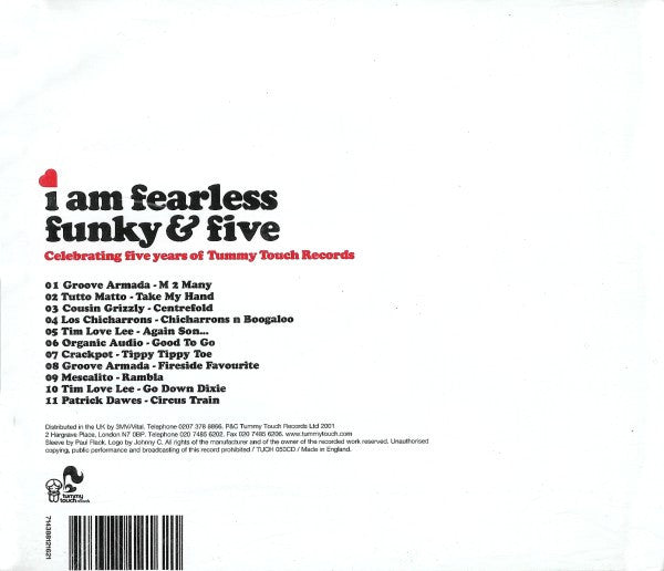 Various : I Am Fearless Funky & Five (CD, Comp)