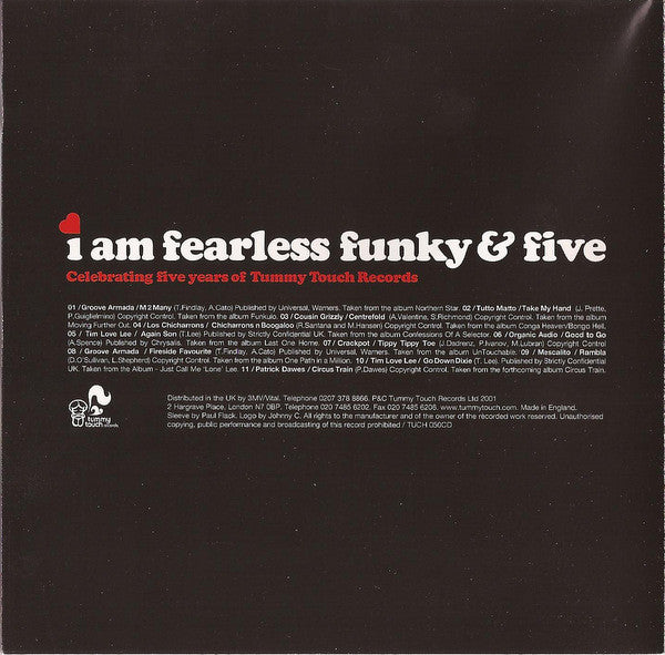 Various : I Am Fearless Funky & Five (CD, Comp)