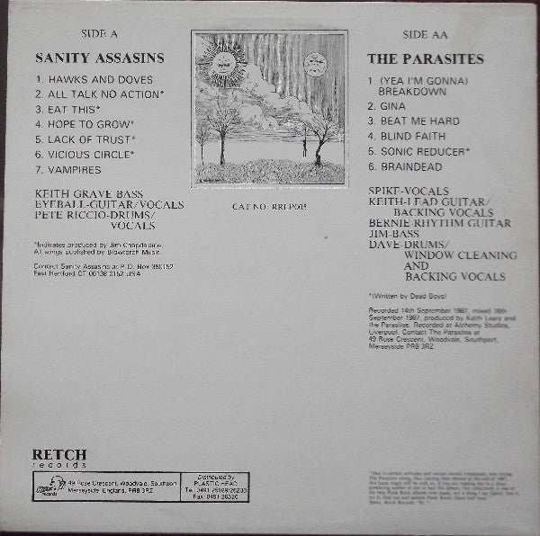 Sanity Assassins / The Parasites (2) : Hope To Grow (LP)