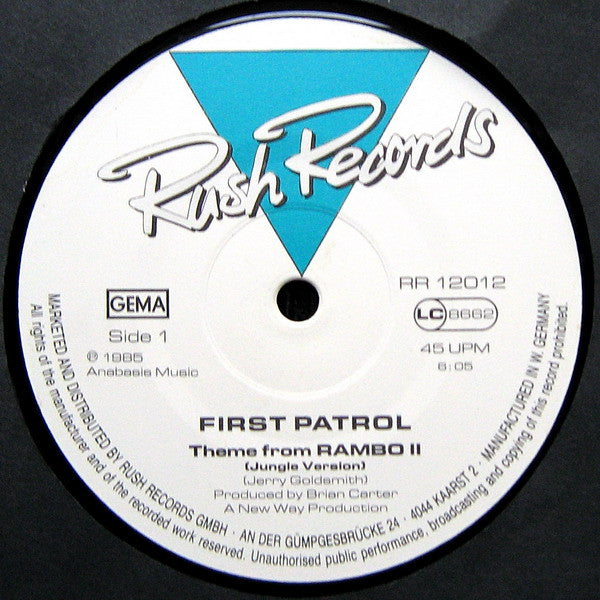 First Patrol : Theme From Rambo II (12")