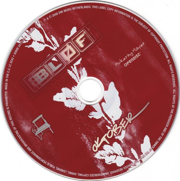 Bløf : Oktober (Pickering Sessies Deel 1) (CD, Album, Enh, Ltd, Sup)