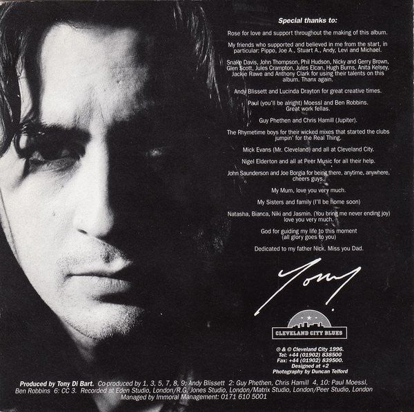 Tony Di Bart : Falling For You (2xCD, Album)