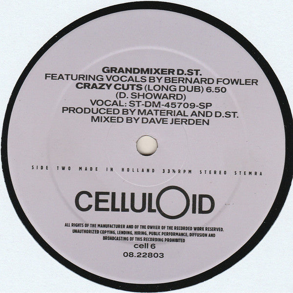 D.St. : Crazy Cuts (12", Maxi)