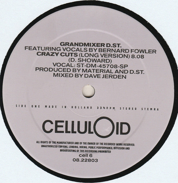 D.St. : Crazy Cuts (12", Maxi)