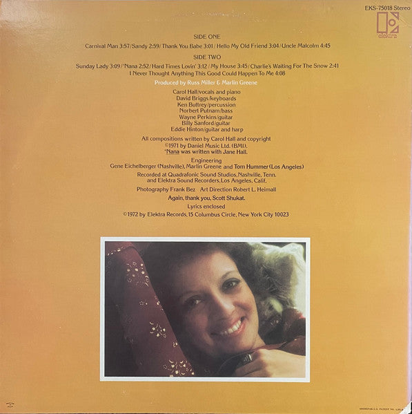 Carol Hall (4) : Beads And Feathers (LP, Album, Ter)