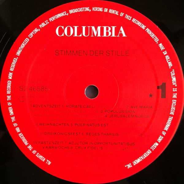 Various : Stimmen Der Stille - Gregorianische Gesänge (2xLP, Comp)