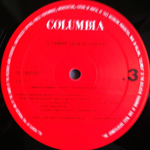 Various : Stimmen Der Stille - Gregorianische Gesänge (2xLP, Comp)