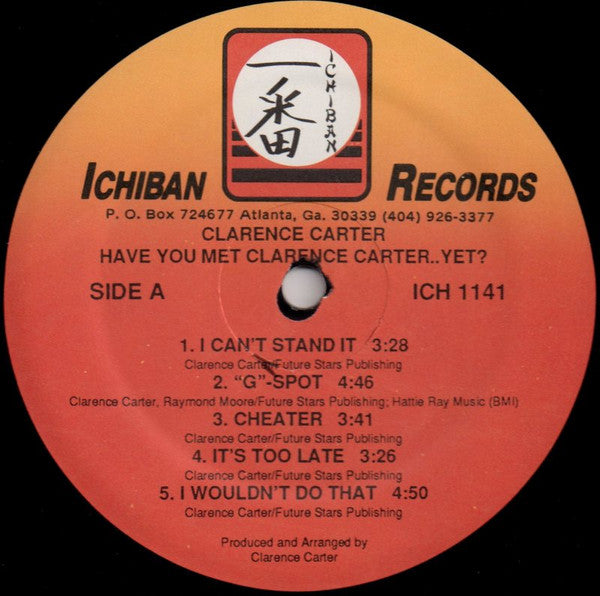 Clarence Carter : Have You Met Clarence Carter...Yet? (LP, Album)