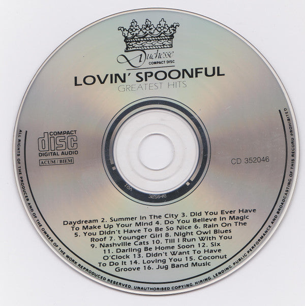 The Lovin' Spoonful : Greatest Hits (CD, Comp)