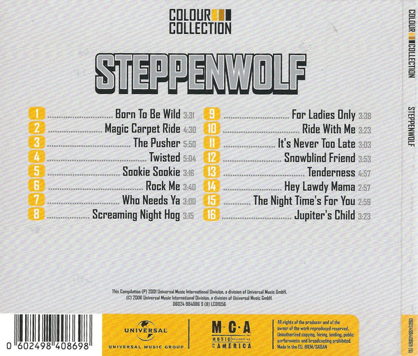 Steppenwolf : Colour Collection (CD, Comp, Dig)