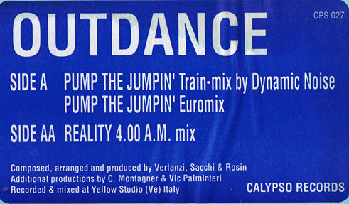 Outdance : Pump The Jumpin' / Reality (12")