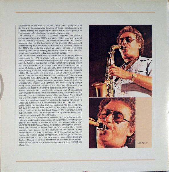 Lee Konitz Big Band, Joe Farrell, Michael Longo, Eddie Locke : Europa Jazz (LP, Album, Gat)