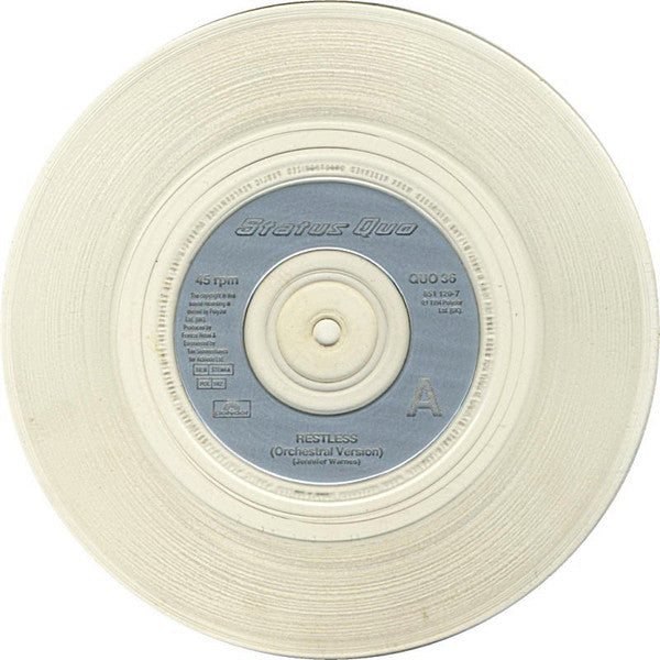 Status Quo : Restless (7", Single, Ltd, Cle)
