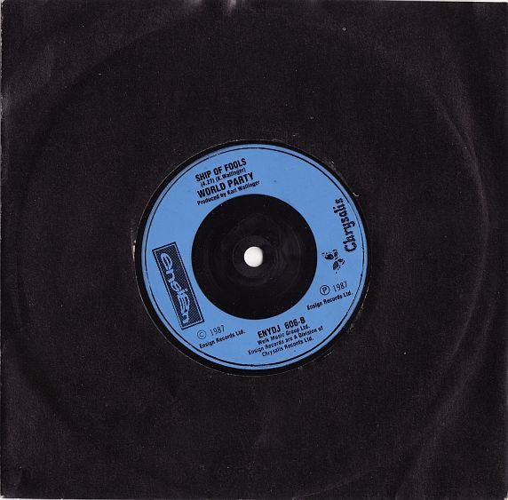 World Party : Ship Of Fools (7", Single, Promo)
